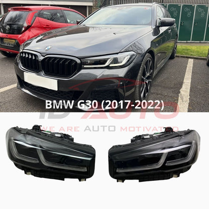 LED фарове за BMW G30 (2017–2020) – Facelift Laser дизайн