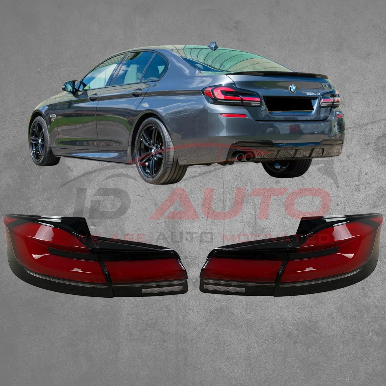 Комплкет Диодни Led стопове за BMW F10 (2010-2013) - G30 визия