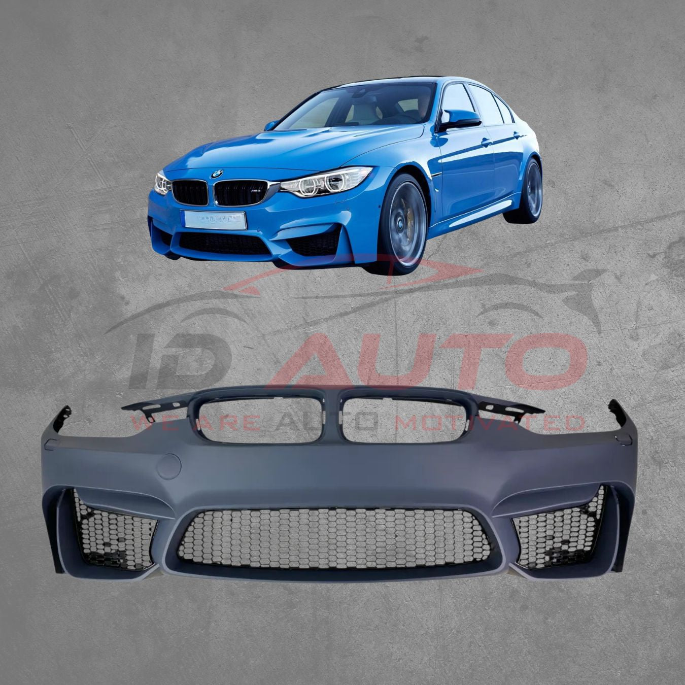 Предна броня M3 стил за BMW F30 (2011–2018) – спортен M стил и OEM пасване