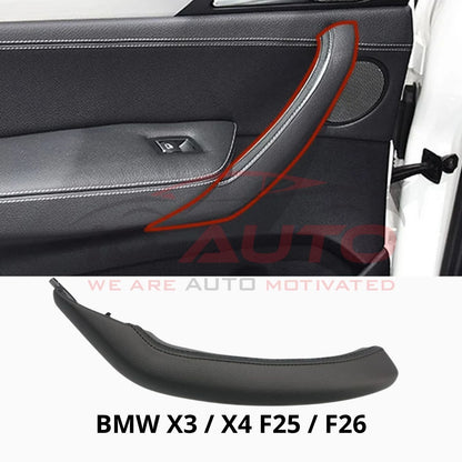 Вътрешна кожена дръжка BMW X3 / X4 F25 / F26 – Черен цвят 1бр. (предна лява)