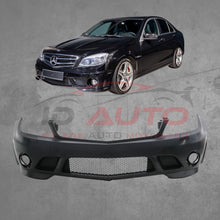 Предна броня за Mercedes C-Class W204 (2007–2011) – AMG Look, без халогени и PDC