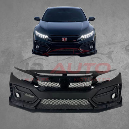 Предна броня за Honda Civic (2016-2021) - Type-R дизайн