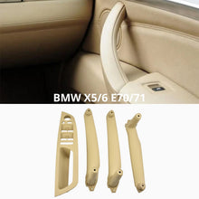 Бежови интериорни дръжки за BMW X5 E70 / X6 E71 – комплект или поотделно