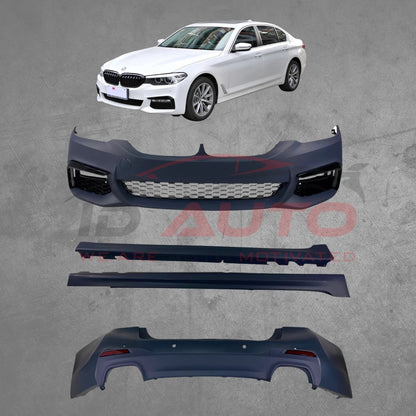 М Пакет брони за BMW G30 (2017+) – M-Tech дизайн, боди кит, грундиран