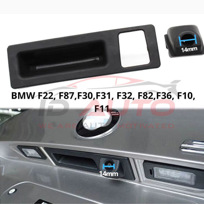 Външна дръжка за багажник BMW F10/F11 F30/F31 F32/F36 F22 F87 – С отвор за камера + приставка