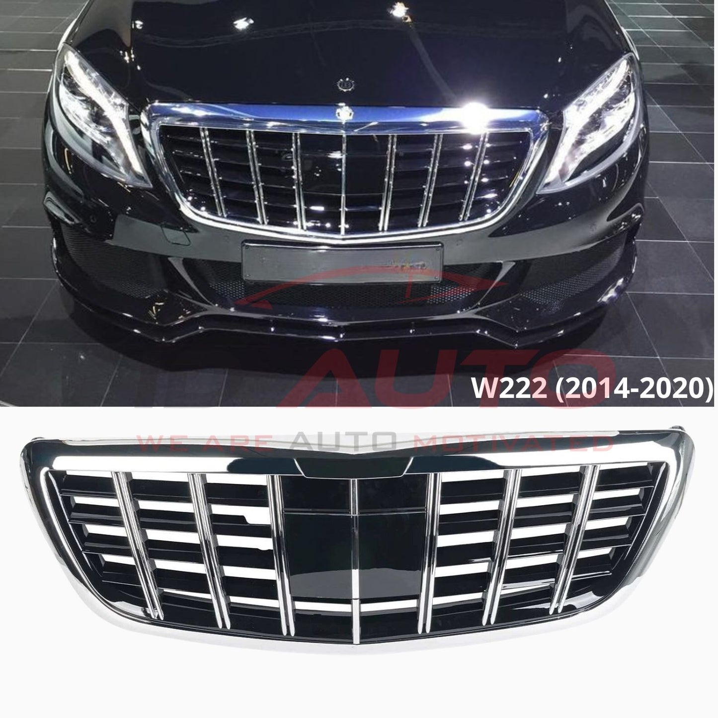Тунинг решетка за Mercedes S-Class W222 (2014–2020) - Brabus дизайн