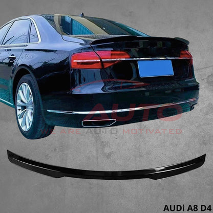 Спойлер за багажник Audi A8 D4 (2010–2017) – Черен гланц