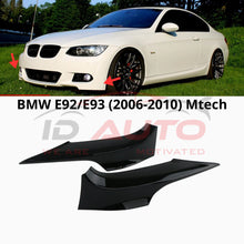Предни сплитери за BMW E92 / E93 (2006–2010) M Tech броня – Черен гланц