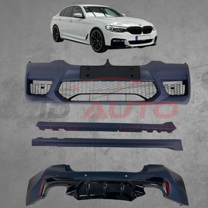 М Пакет брони за BMW G30 (2017+) – M-Performance дизайн, боди кит грундиран