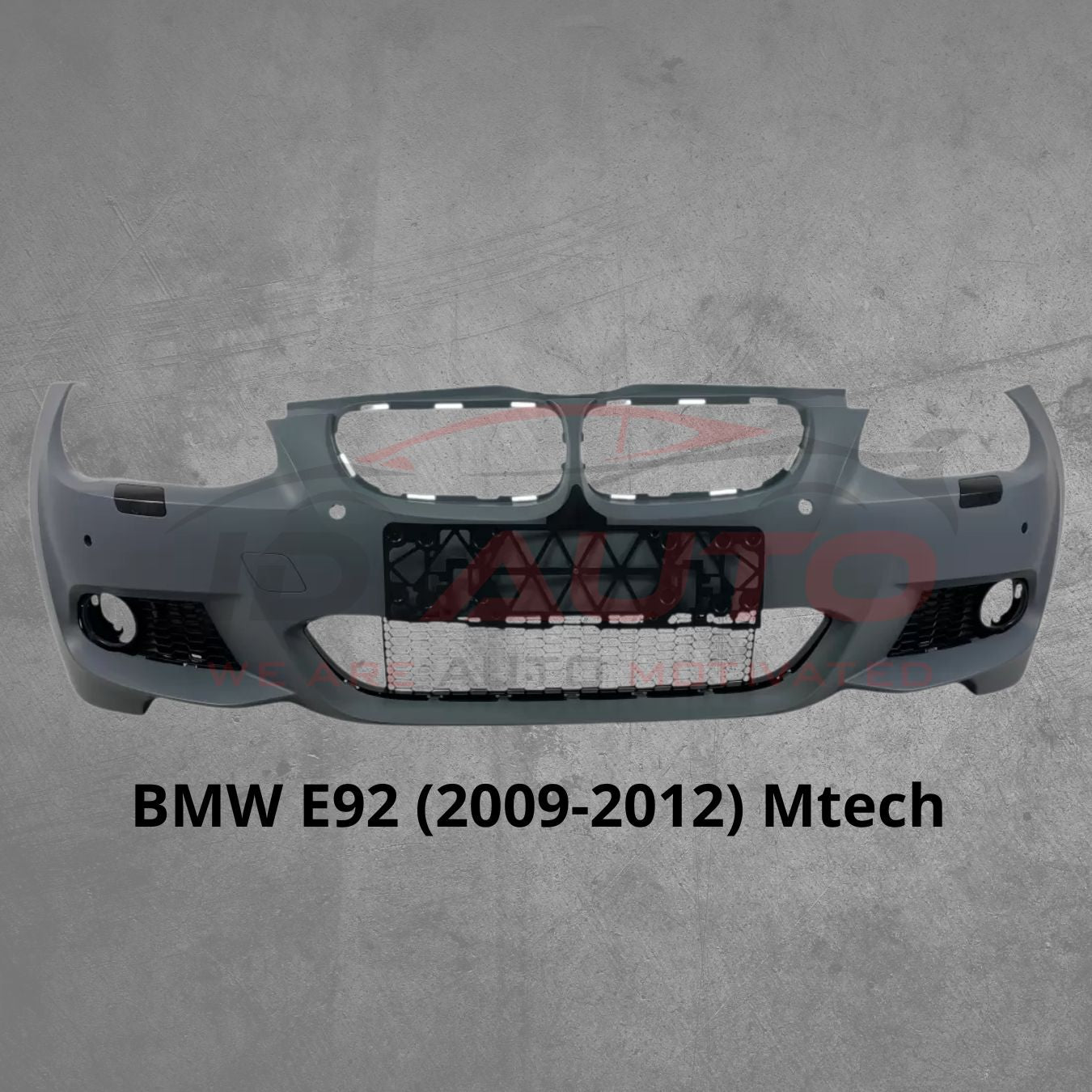 Предна броня за BMW E92 (2009–2012) – M-Tech дизайн, вариант с или без парктроник, перфектно пасване