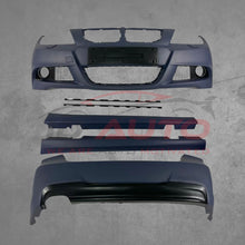 M пакет брони за BMW E90 / БМВ Е90 (2005–2008) – M-Technik комплект предна и задна броня + прагове, М техник дизайн