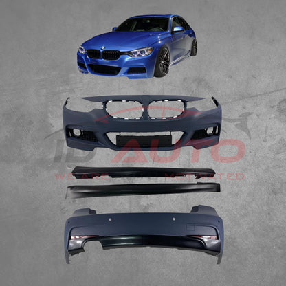 M пакет брони и прагове за BMW F30 (2012–2018) – M-Technik боди кит комплект с дифузьор, решетки и прагове