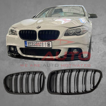 Бъбреци за BMW F10/F11 2011-2017 Двойни Черен Гланц