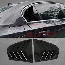 Тунинг добавки за задни странични стъкла – BMW E60 (2003–2010), черен гланц