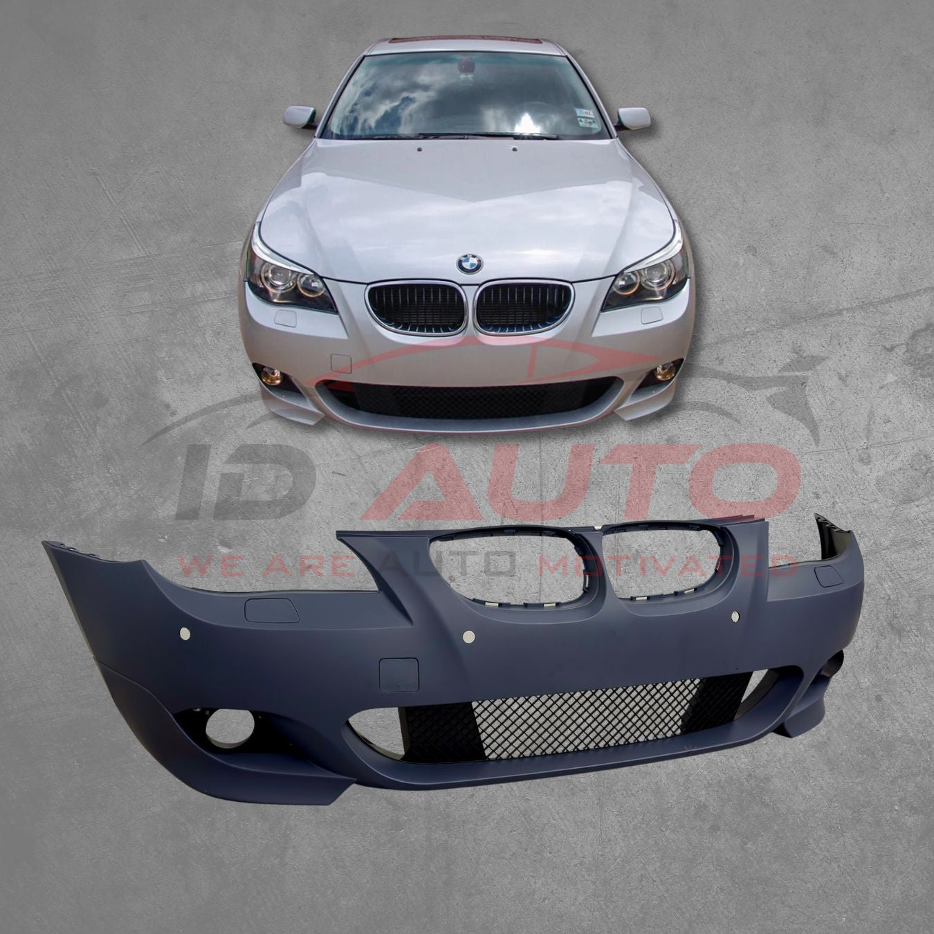M TECHNIK Предна броня за BMW E60 / E61 (2003-2010) PDC 24мм или 18мм