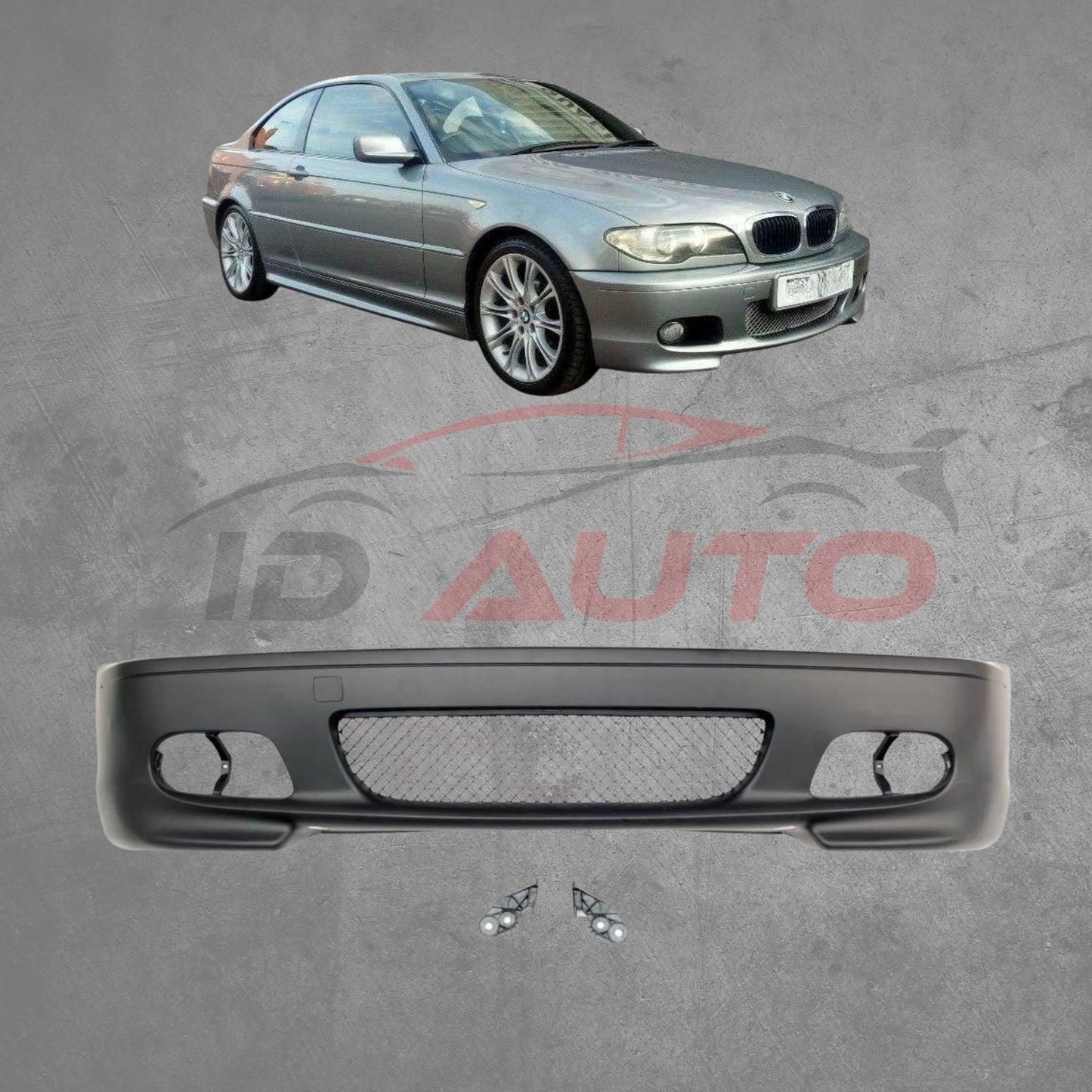 Предна броня за BMW E46 Coupe/Cabrio (1999–2007) – M-Tech дизайн, перфектно пасване