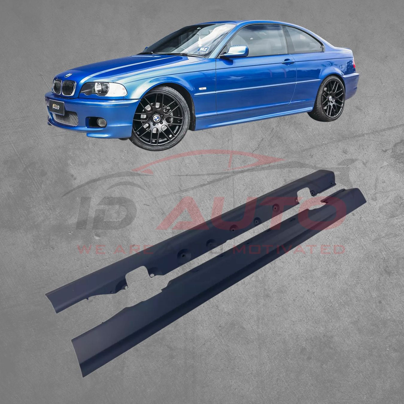 Прагове за BMW E46 Coupe (1999–2006) – M-Tech прагове, спортен дизайн, перфектно пасване