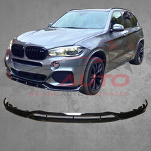 Тунинг преден лип спойлер – BMW X5 F15 (2013–2018), M броня, черен гланц