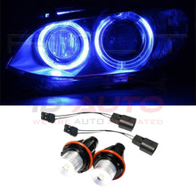 LED крушки Angel Eyes 12V/24V син цвят за BMW – Canbus, без грешки