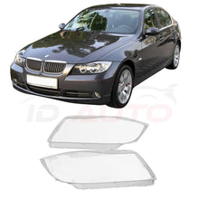 Стъкла за фарове на Bmw E90 / E91 (2004-2011) к-т - Халогенен фар (без ксенон)