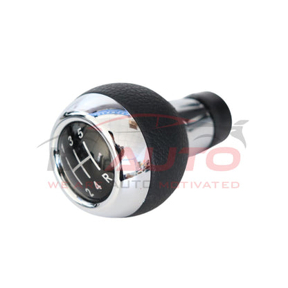 Топка за скоростен лост с еко кожа и хром – Mini Cooper R55, R56, R57, R59, F54, F55