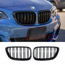 Двойни Бъбреци за BMW F22 F23 F24 F27 2012г.-2018г. Черен Гланц Лак