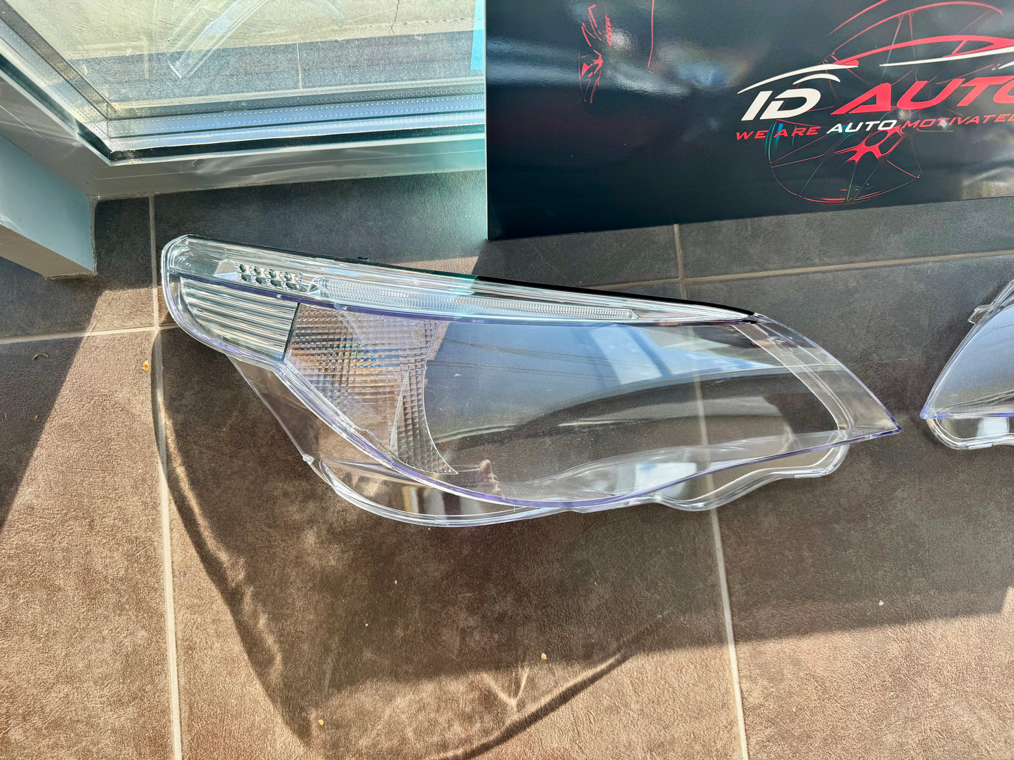 Капаци / стъкла за фарове на BMW E60 (03–07) - с вежда комплект, БМВ 5 серия