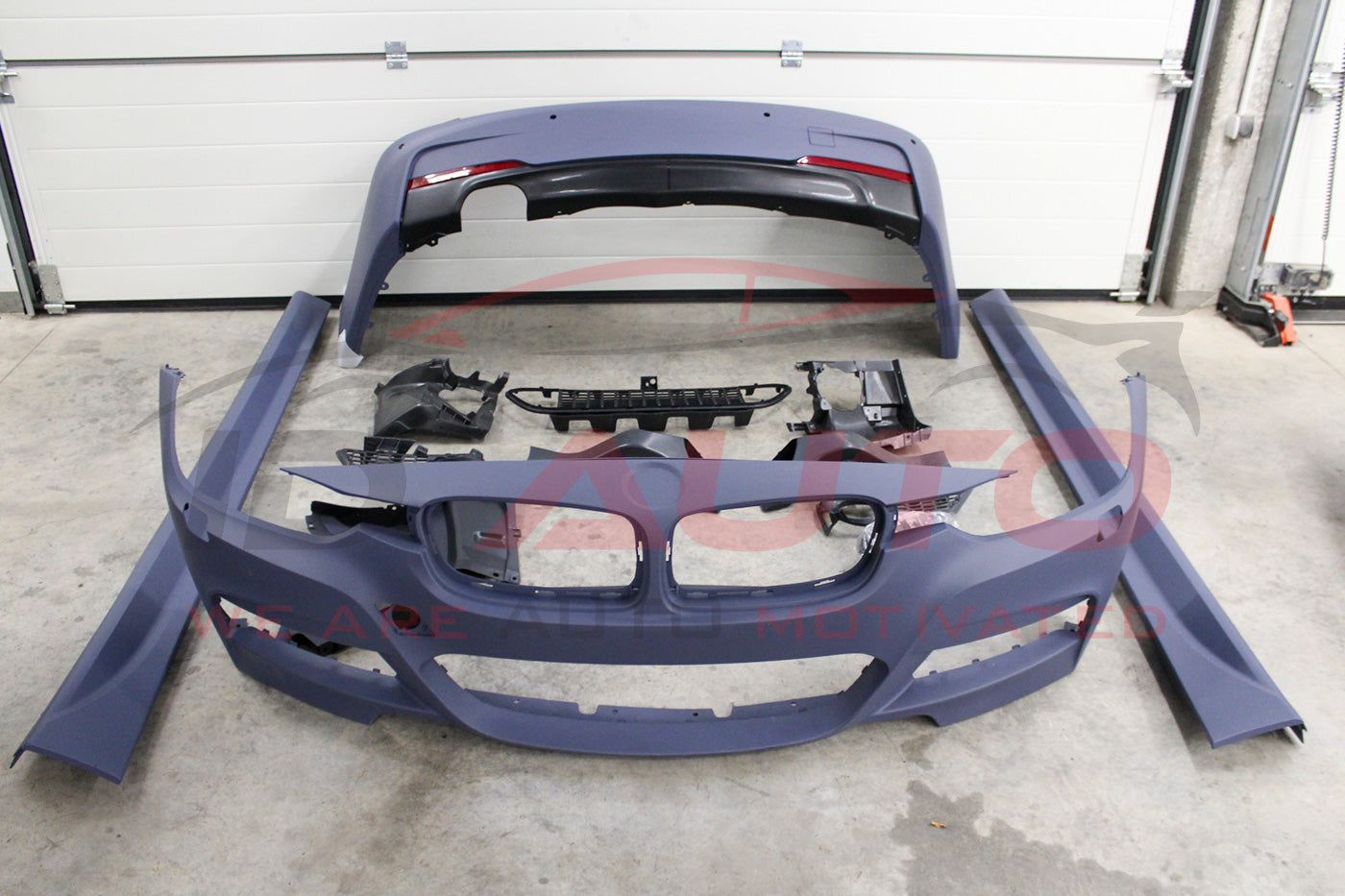 M пакет брони и прагове за BMW F30 (2012–2018) – M-Technik боди кит комплект с дифузьор, решетки и прагове