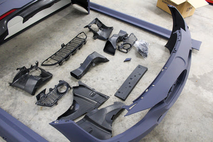 Предна броня M-Technik - BMW F30 / F31 (02.2012-02.2019) без PDC с отвор