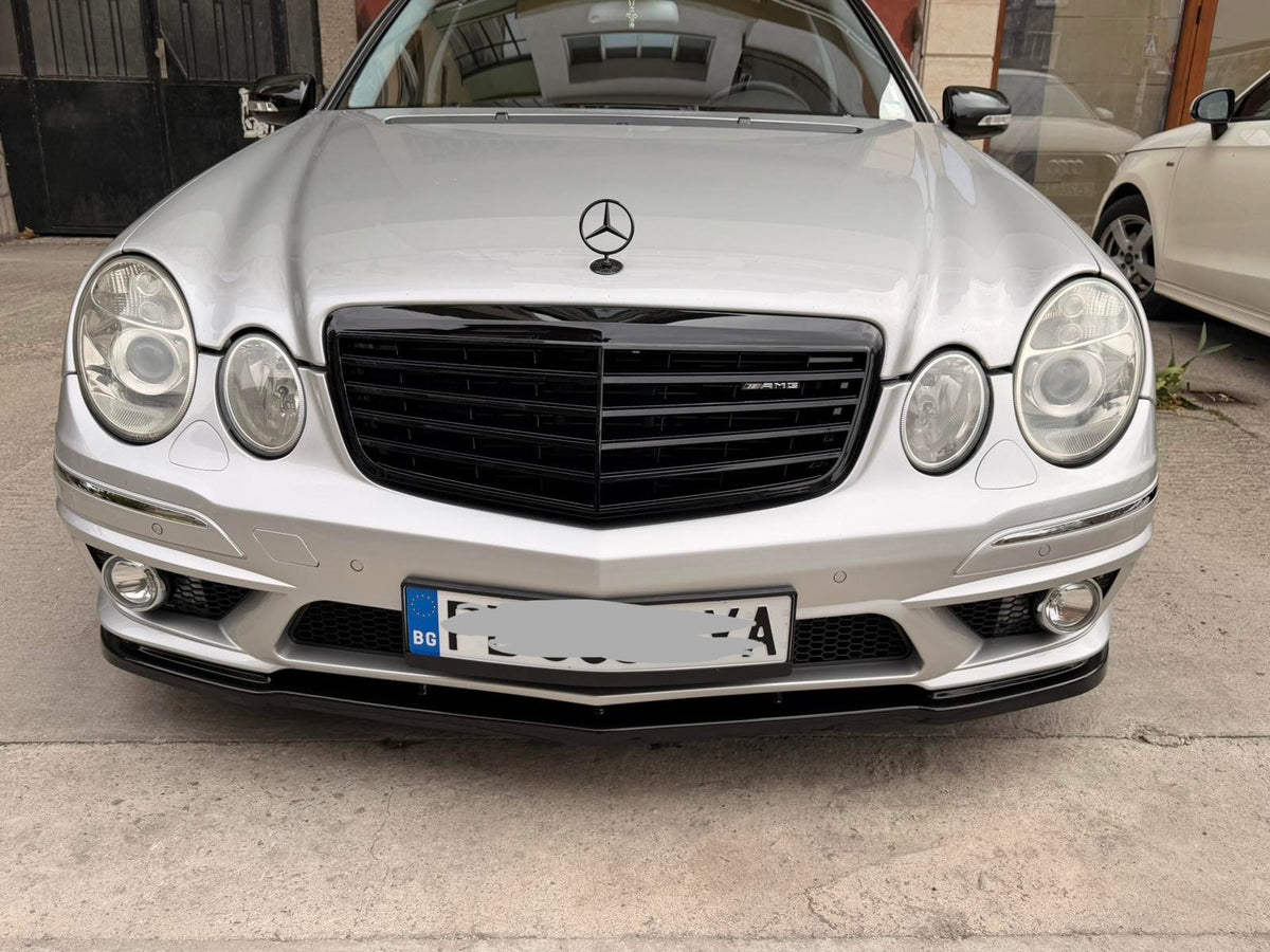 Черна решетка за Mercedes E-Class W211 Facelift (2007-2009) – Gloss Black