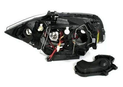 Кристални фарове Angel Eyes за BMW E87 (2004–2011) – черен корпус