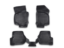 Комплект 4 бр. 3D гумени стелки X-Series от TPE за VOLKSWAGEN Scirocco (2008-2012), SKODA Octavia (1996-2004) и Scout (Octavia MK2) (2004-2012)