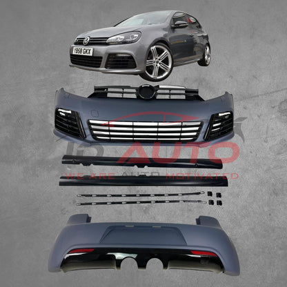 Боди кит пакет за VW Golf 6 – R20 дизайн, грундиран