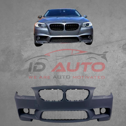 Предна броня M5 за BMW F10 / F11 (2010–2014) – с отвори за парктроник и халогени