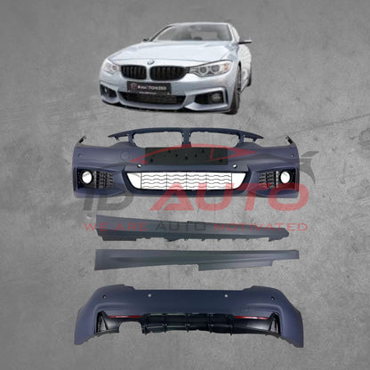 Боди кит пакет за BMW F32 – M-Tech дизайн, грундиран