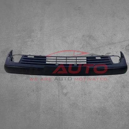 Предна тунинг броня за Mercedes E-Class W210 (1995–1999) с лип и отвори за халогени