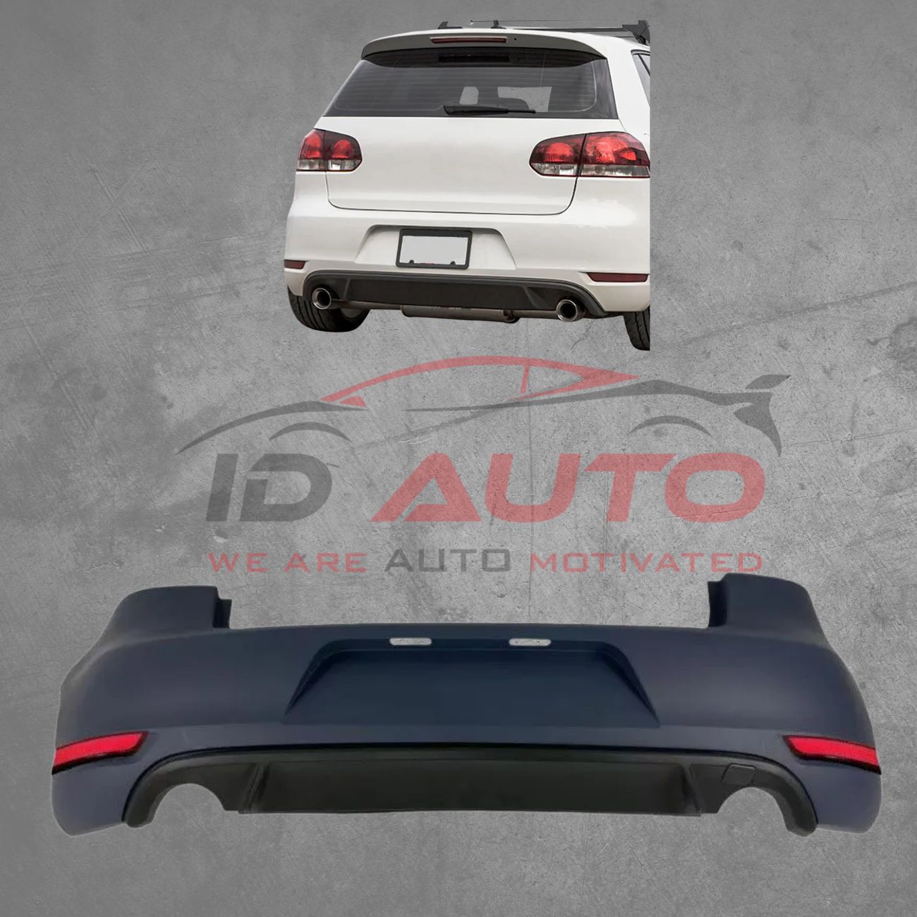 Задна броня VW Golf 6 – GTI дизайн