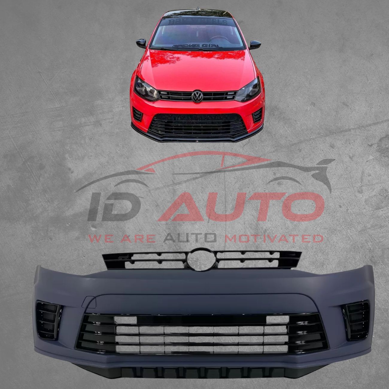 Предна броня за VW Polo – WRC дизайн