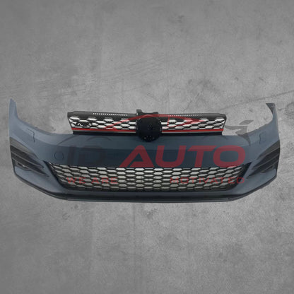 Предна броня за VW Golf 7 – конверсия към Golf 7.5 Facelift, GTI дизайн