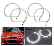 Ангелски очи CCFL за BMW E46 - Седан / Комби (1999-2005) или Купе (1999-2003), Бели