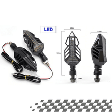 Бягащи LED мигачи за мотор - 2бр.
