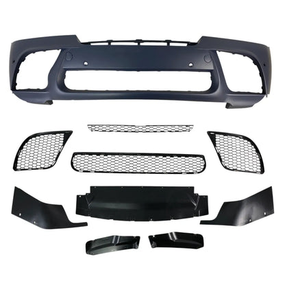 Боди кит BMW X6 E71 (2007-2014) M-Tech с широки сплитери – предна броня и заден дифузьор