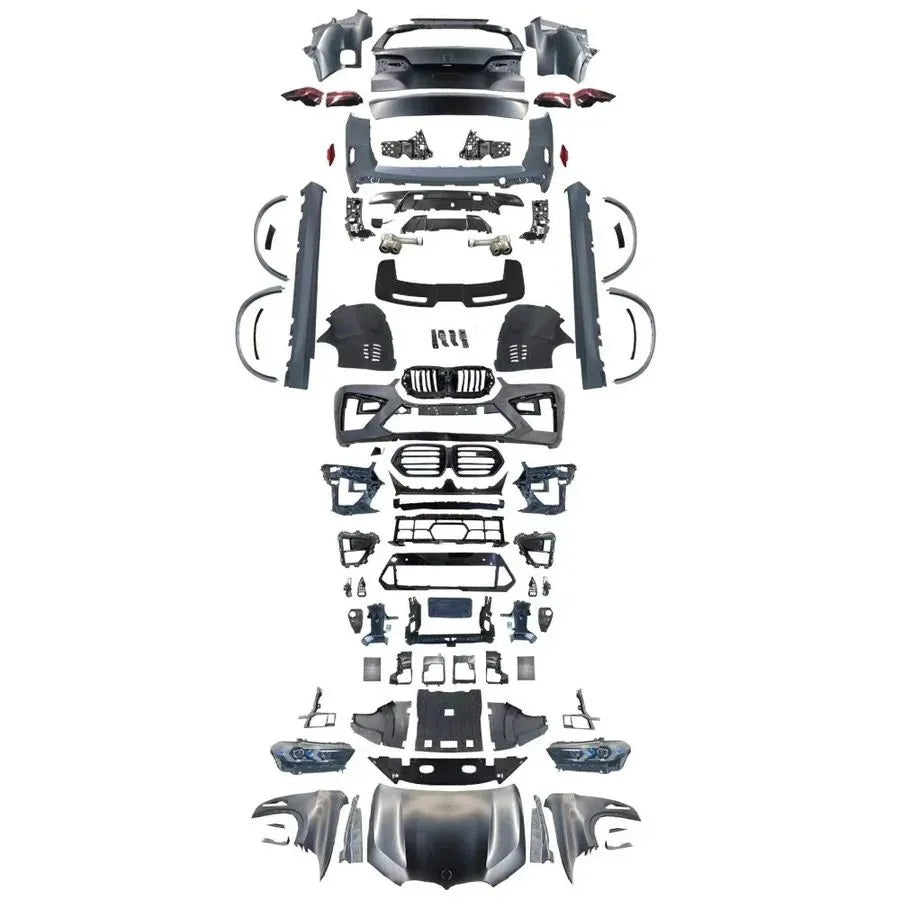 Боди кит за BMW X5 E70 (2007–2013) – конверсия към BMW X5 M G05/F95 LCI дизайн
