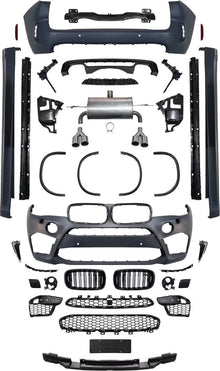 M Sport боди кит за BMW X5 F15 (2013-2018) с двойни накрайници и спортен ауспух