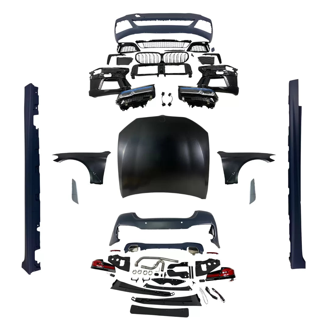 Body Kit M-Пакет за BMW F10 Sedan (2014–2017) – пълна M-Tech конверсия към G30 Facelift дизайн