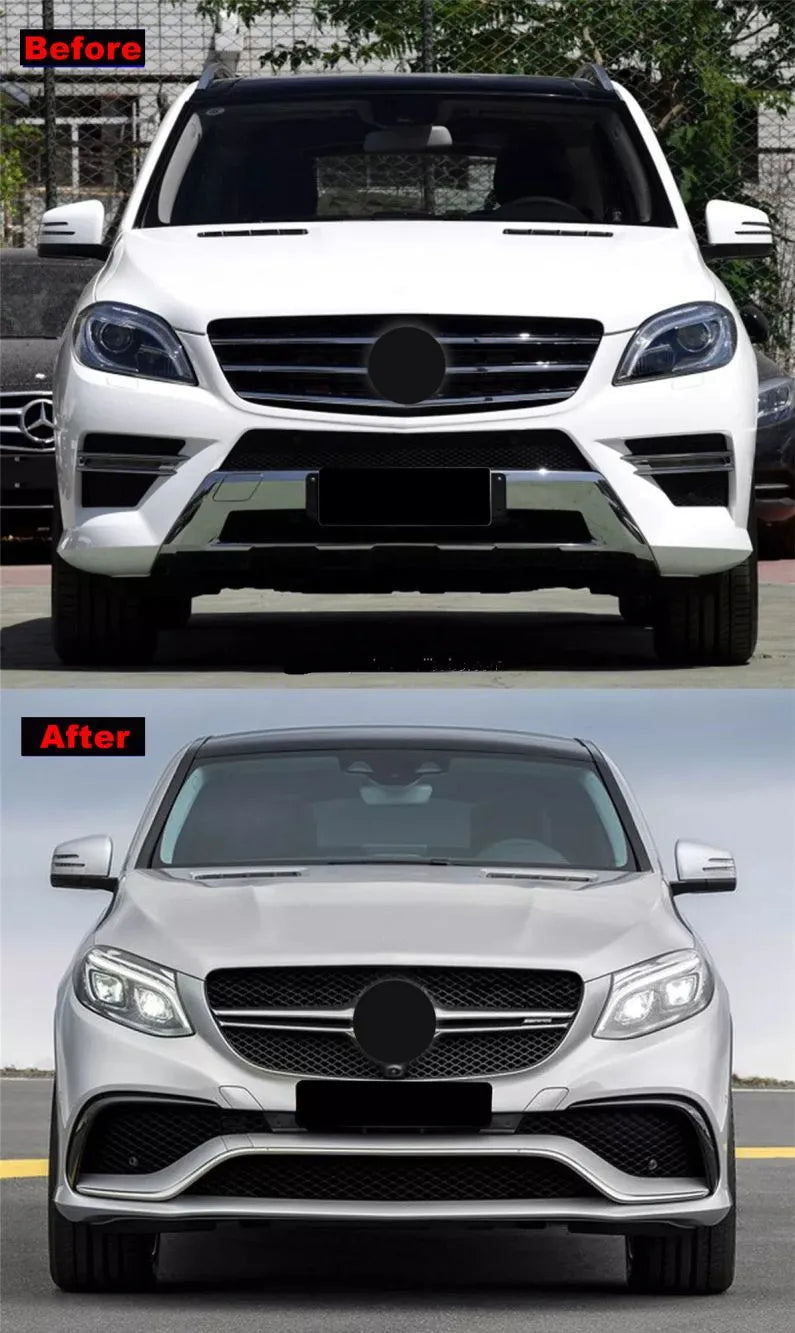 Боди кит за Mercedes ML W166 – конверсия към GLE W166 AMG дизайн