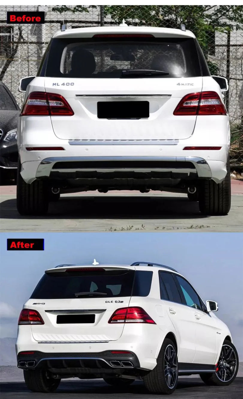 Боди кит за Mercedes ML W166 – конверсия към GLE W166 AMG дизайн