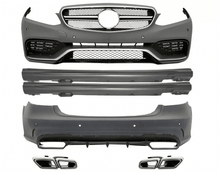 Боди кит за Mercedes W212 E-Class (2013+) - AMG Пакет с накрайници