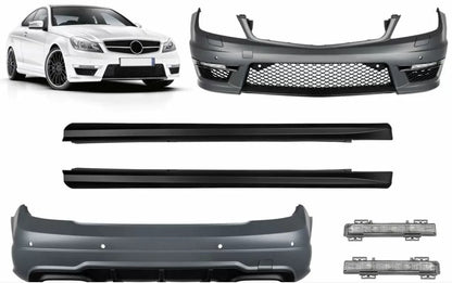 Body Kit за Mercedes C-Class W204 (2007–2015) – C63 AMG дизайн, Coupe 2D
