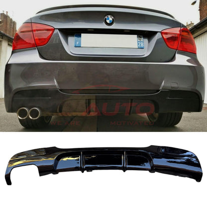 Дифузьор за задна броня BMW E90 (2005-2012) - M-Tech - единичен